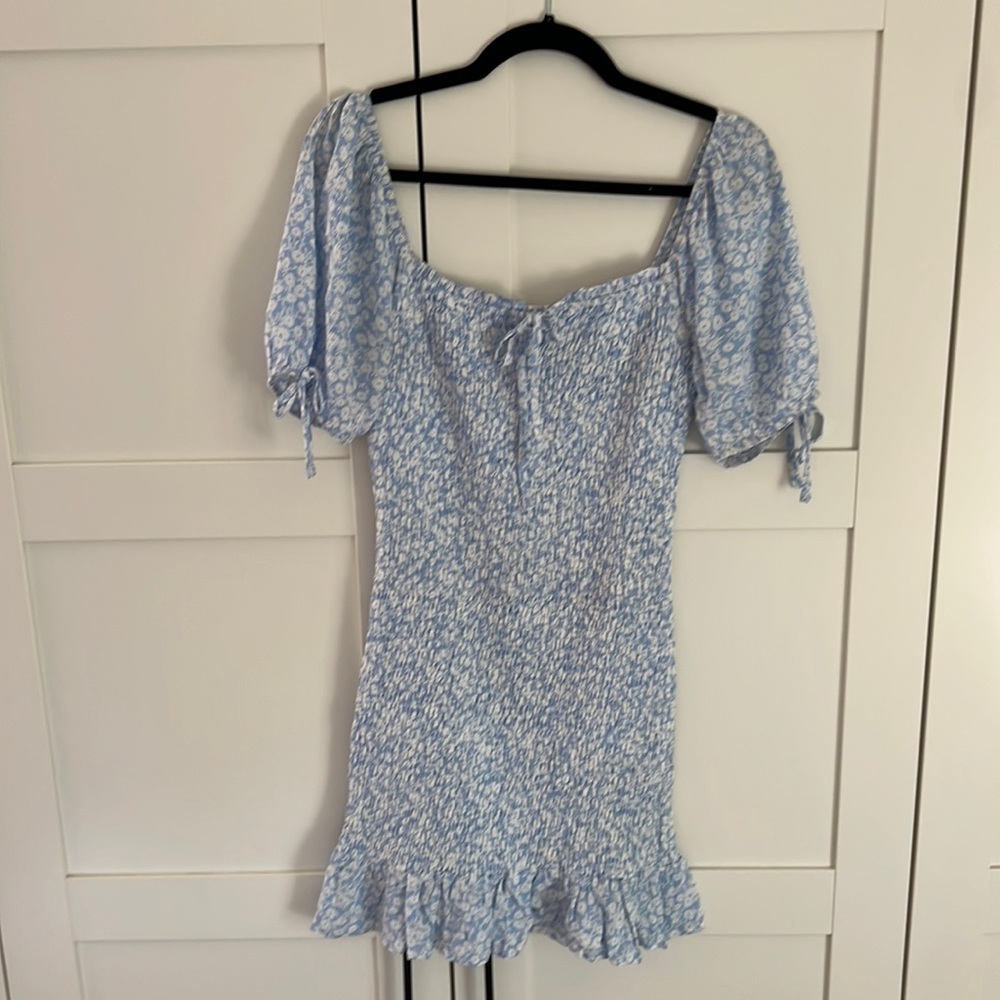 Blue Floral Dress Lost + Wander